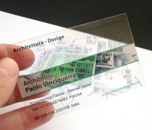 transparent pvc business cards printing 